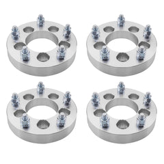 2pcs Professional Hub Centric Wheel Adapters Silver