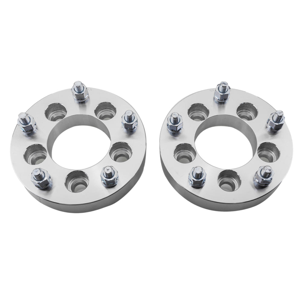 2pcs Professional Hub Centric Wheel Adapters Silver