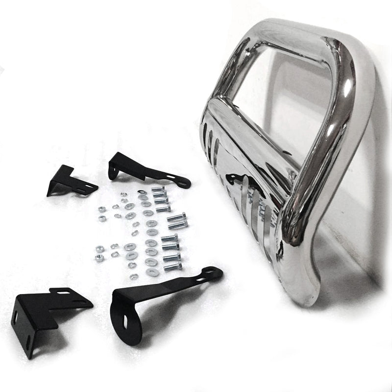 Stainless Steel Front Bumper Bull Bar Grille Guard for 05-12 Nissan Pathfinder Silver