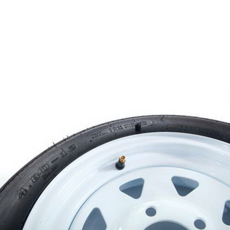 2 x Tires with 2 White Rim Weight: 36.38 lbs Rim Width: 4" millionparts