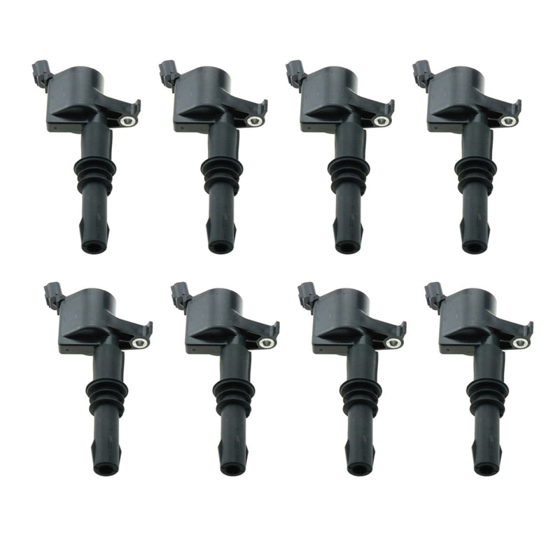 8 Ignition Coil T1105H DG511 FD508 Pack for Ford F-150 Expedition 4.6L 5.4L