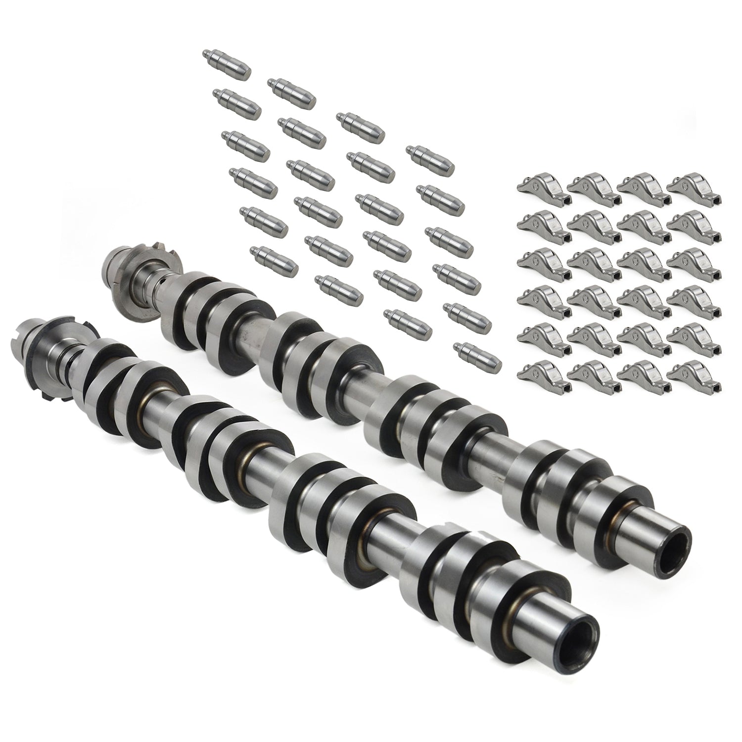 2*Camshaft(L+R) +24*Hydraulic Tappet+24*Rocker Arms for Ford Expedition Explorer F-150 F-250 F-350 & Lincoln Mark 2005-2008