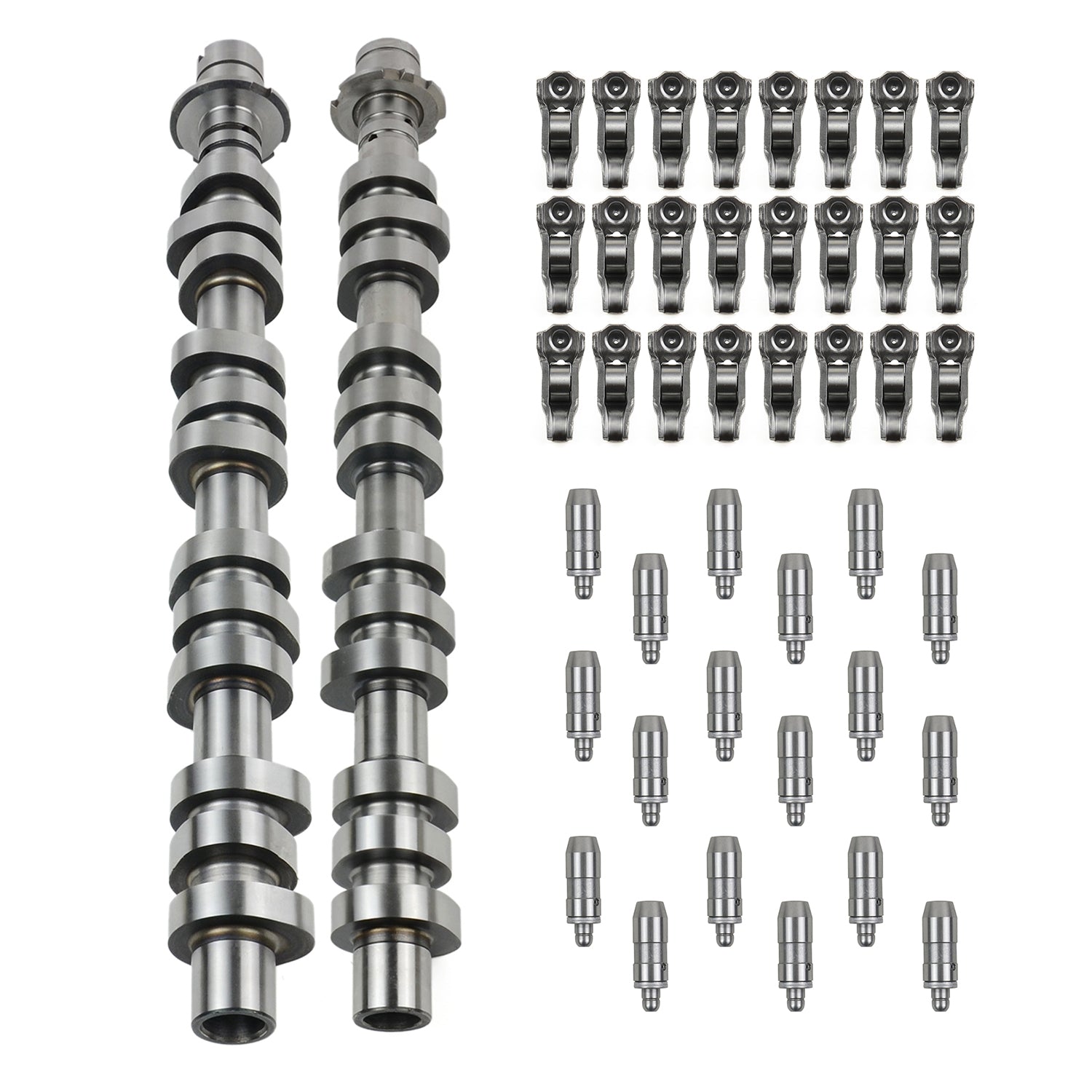 2*Camshaft(L+R) +24*Hydraulic Tappet+24*Rocker Arms for Ford Expedition Explorer F-150 F-250 F-350 & Lincoln Mark 2005-2008