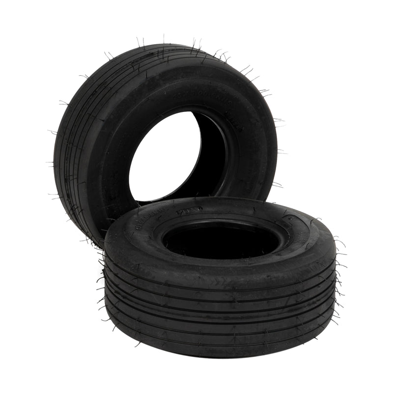 Set of 2 13x5.00-6 Rib Tires 4 ply Lawn Mower Garden Tractor 13-5.00-6 13x500x6