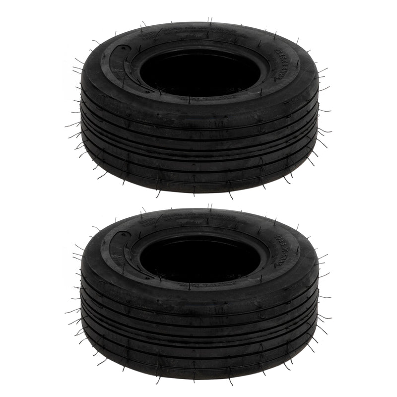 Set of 2 13x5.00-6 Rib Tires 4 ply Lawn Mower Garden Tractor 13-5.00-6 13x500x6