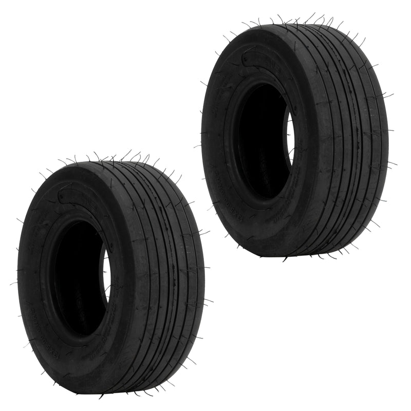 Set of 2 13x5.00-6 Rib Tires 4 ply Lawn Mower Garden Tractor 13-5.00-6 13x500x6