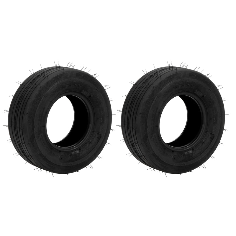 Set of 2 13x5.00-6 Rib Tires 4 ply Lawn Mower Garden Tractor 13-5.00-6 13x500x6