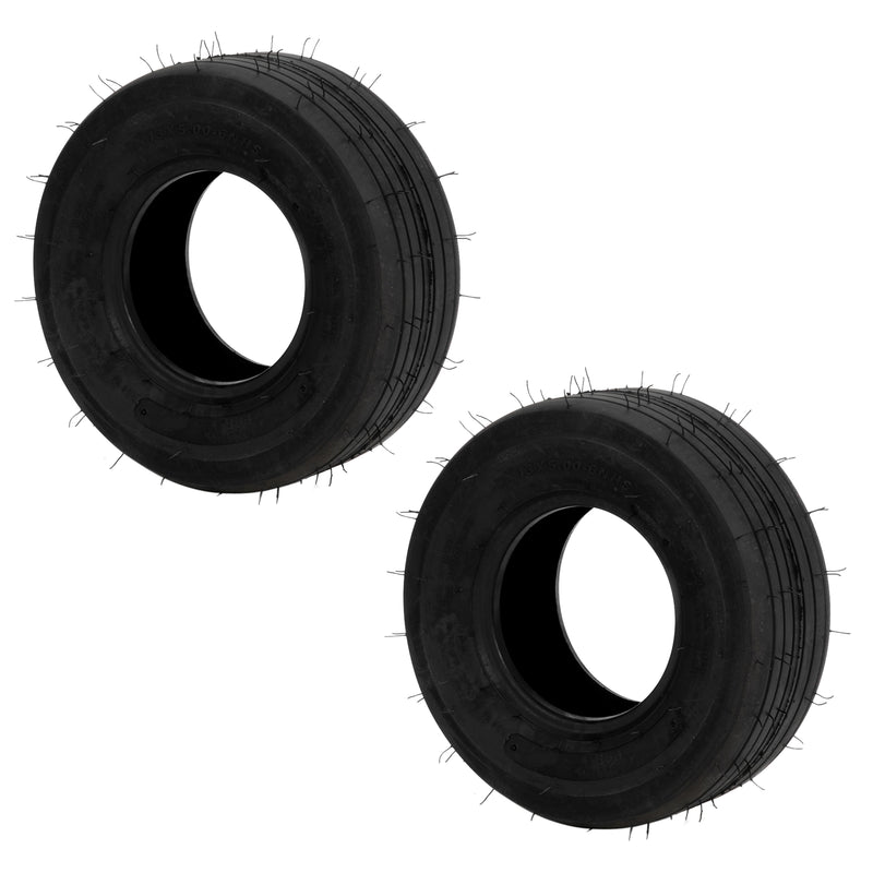 Set of 2 13x5.00-6 Rib Tires 4 ply Lawn Mower Garden Tractor 13-5.00-6 13x500x6