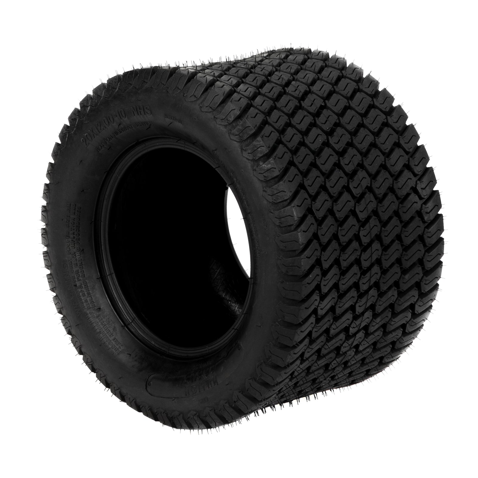 2PK * 20x12-10 Lawn Mower Turf Tires 20x12.00-10 P332 4PR Garden Tires PSI:20