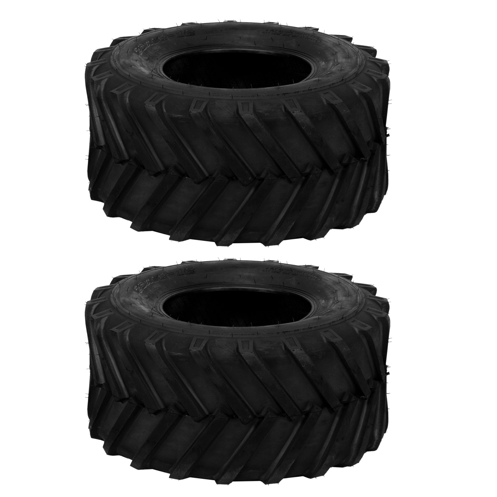 Two New 26x12.00-12 26x12-12 26/12-12 Lawn Mowers Lug Tractor Tires P310 4 PLY