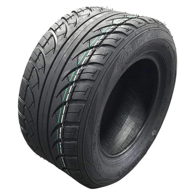 Set of 4 205/50-10 4PR Street & Turf Golf Cart Tires Tubeless 250 50 10