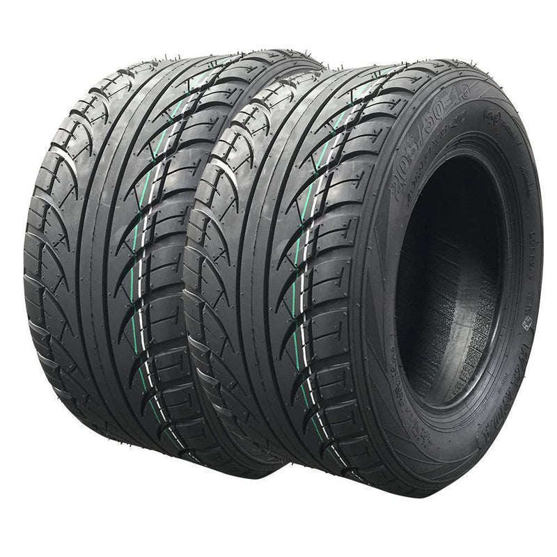 Set of 4 205/50-10 4PR Street & Turf Golf Cart Tires Tubeless 250 50 10