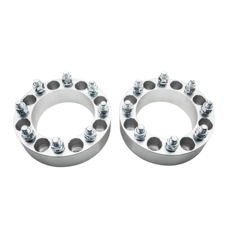 (4) 2" Wheel Spacers 8x6.5 to 8x6.5 Adapters 9/16 Studs For Dodge Ram 2500 3500