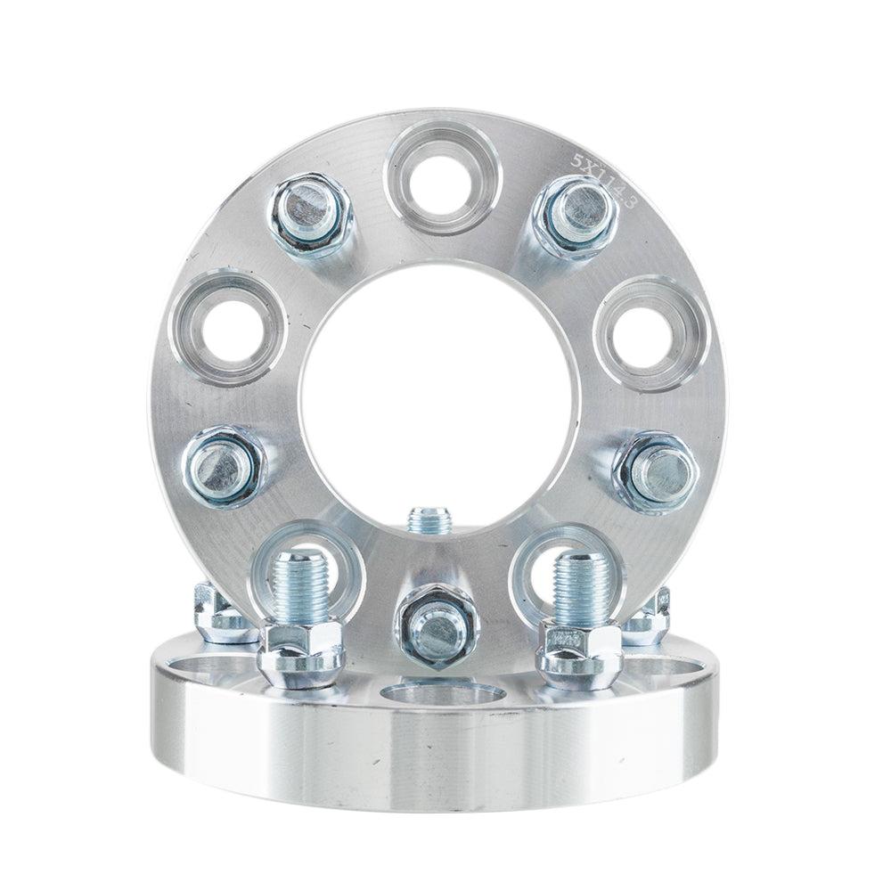 4PC for Dodge 1inch | 5x114.3 to 5x114.3 | Wheel Spacers Adapters 14x1.5 Studs