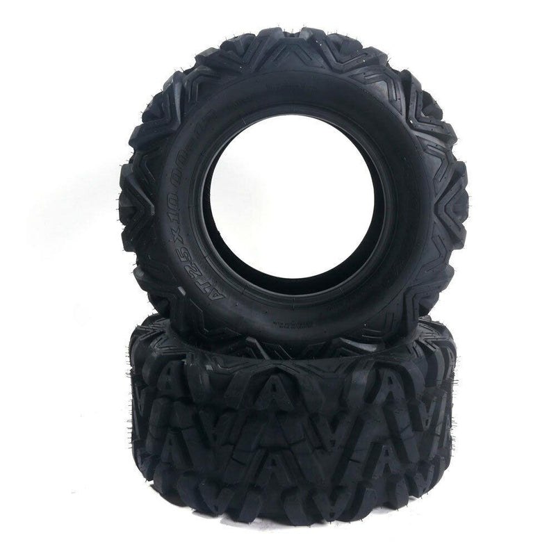 Four 6.61 lbs ATV Go Kart Tires 145/70-6 4PR B 4 Ply Rated Black