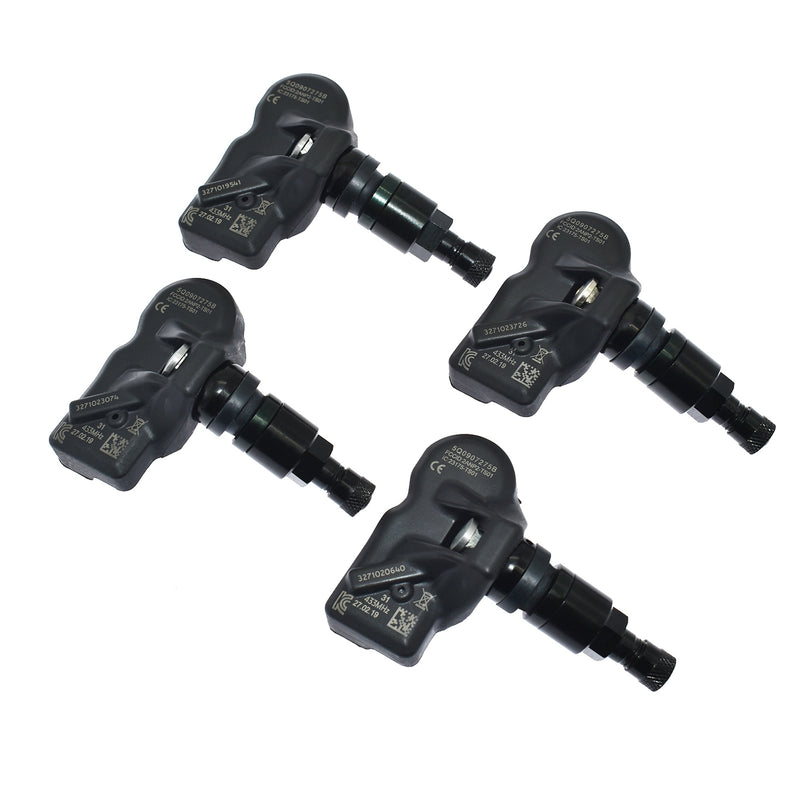 4Pcs TPMS Tire Pressure Sensor for VW EOS Golf Passat Jetta T-Roc Tiguan 5Q0907275B