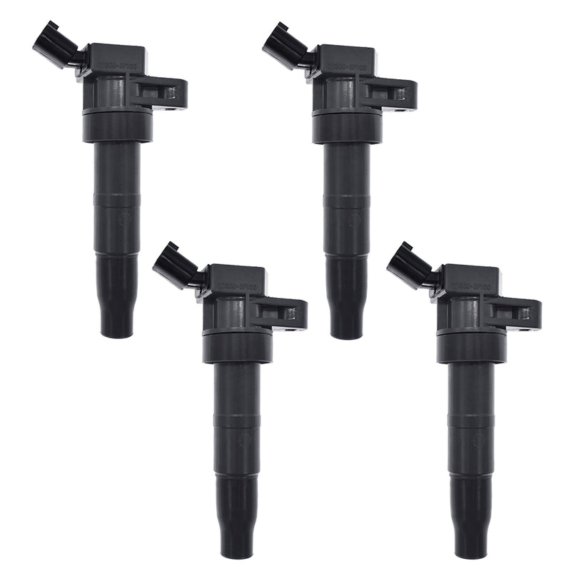 4pcs Ignition Coil for Hyundai 08-12 Sonata 2.4L, Santa Fe, Tucson, Genesis