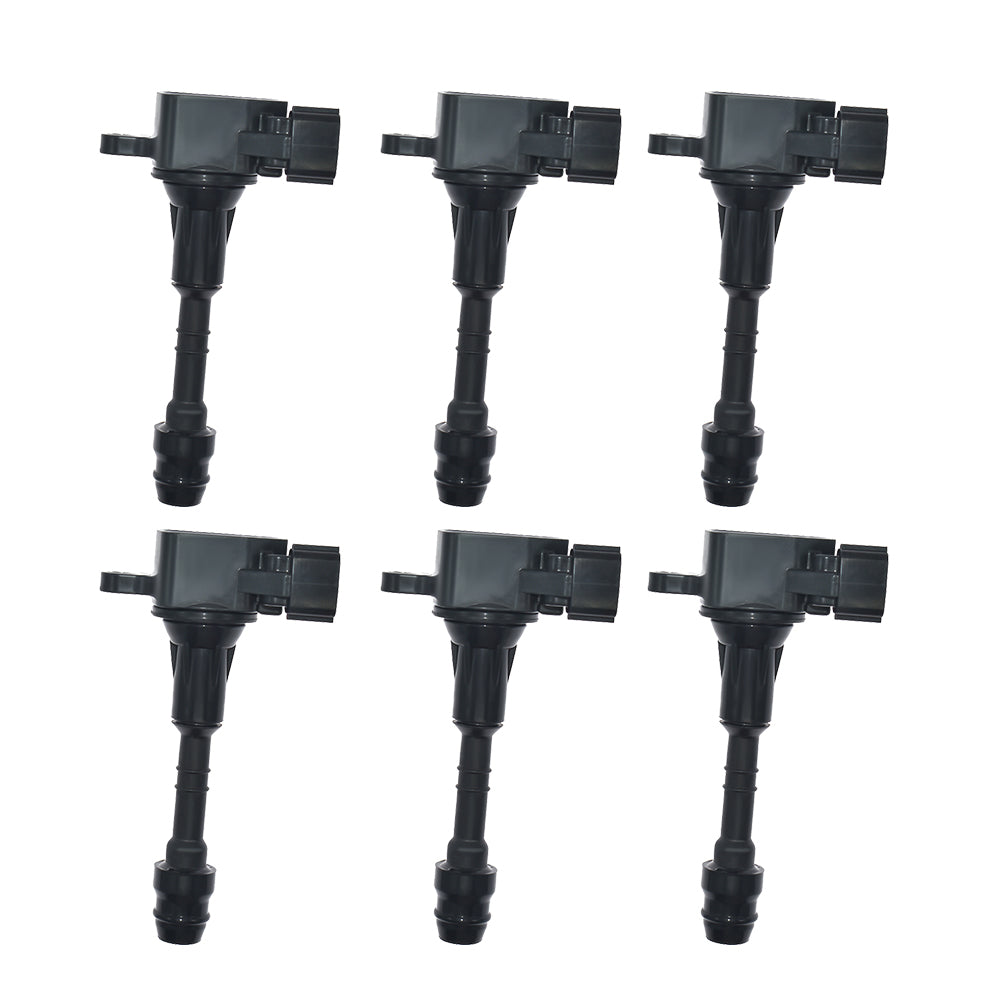 6Pcs Hitachi IGC0006 Ignition Coils for 22433-8J115 22433-8J11C 22448-8J100