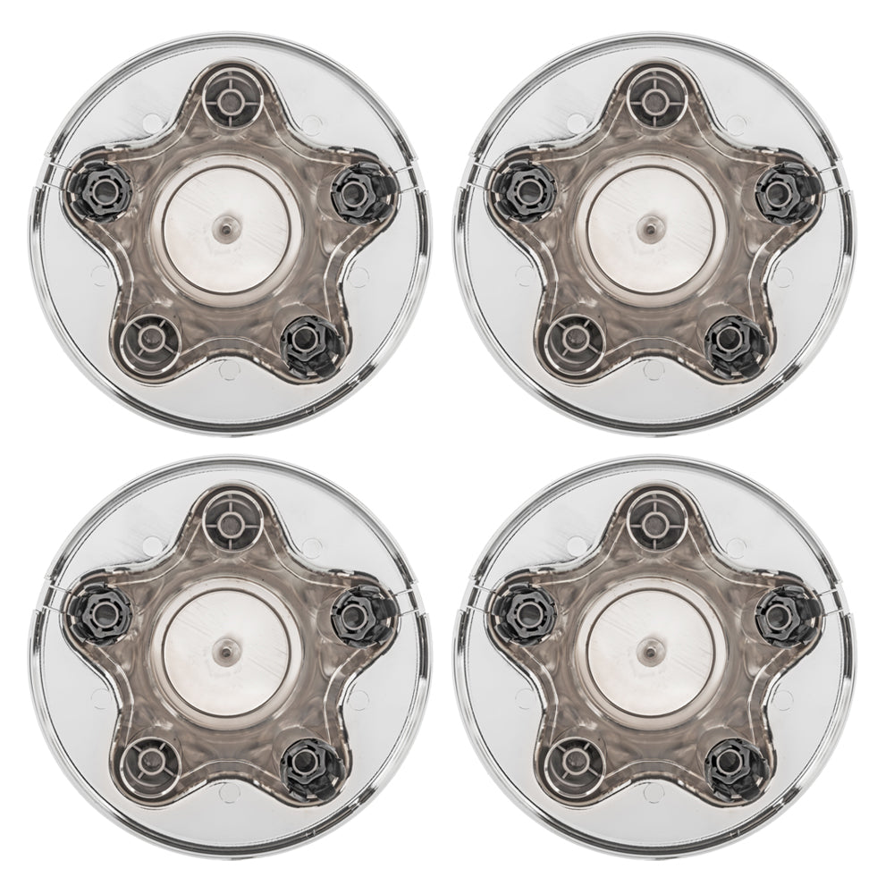 4 Pcs Chrome Wheel Center Hub Caps for 97-00 Ford F150 Expedition Alloy Rim ONLY