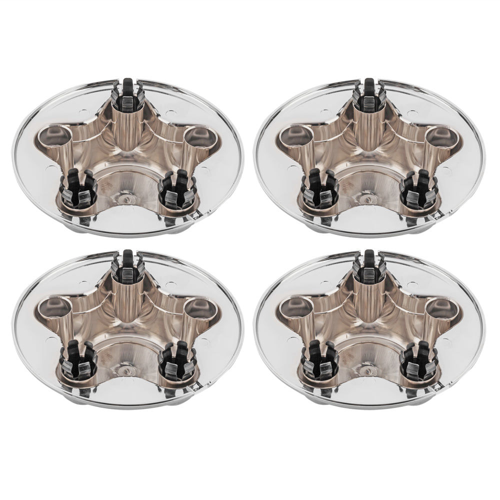 4 Pcs Chrome Wheel Center Hub Caps for 97-00 Ford F150 Expedition Alloy Rim ONLY