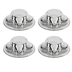 4 Pcs Chrome Wheel Center Hub Caps for 97-00 Ford F150 Expedition Alloy Rim ONLY