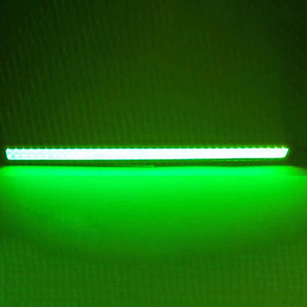 6Pcs 12V LED Strip DRL Daytime Running Light Fog COB Lamp Driving Lighting Green