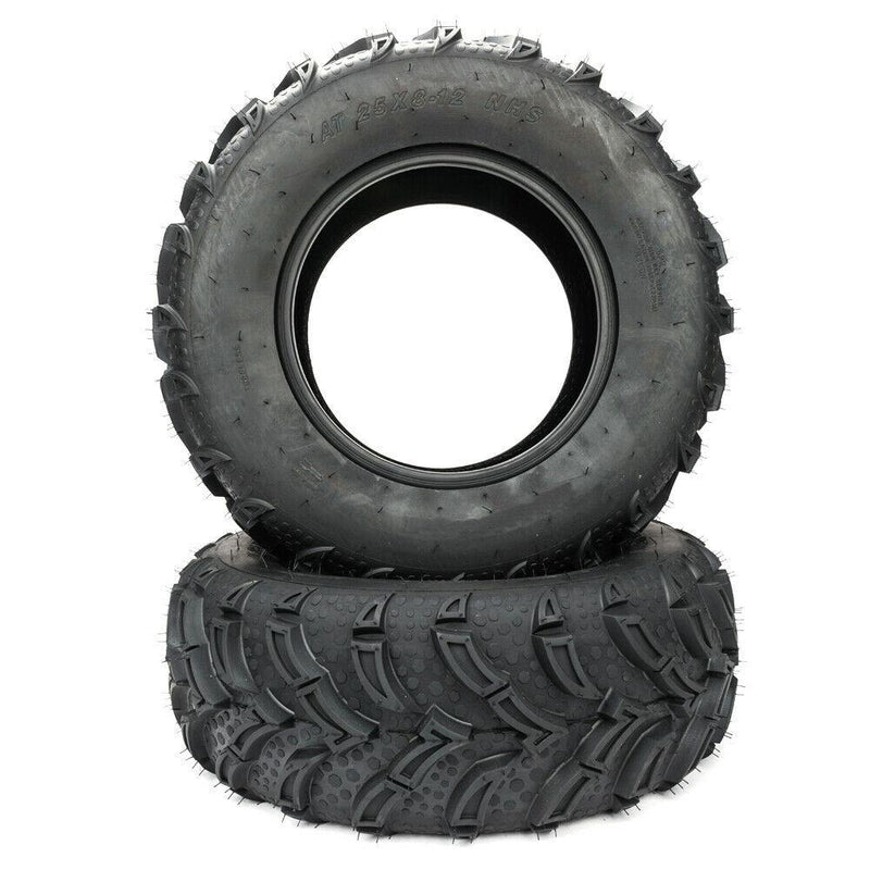 New ATV/UTV Tires 2 of 25x10-12 Rear /6PR QM377 Factory Direct