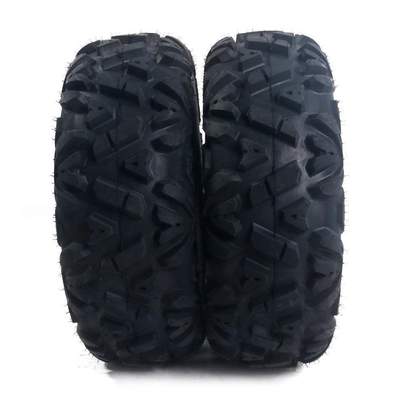 set of (2) Tire Rating: 6 B 26x11-14 ATV UTV AT Tires, 6 PR A033 *2 SW:271mm & Set of 2 26x9-14 ATV UTV AT Tires 6 PR