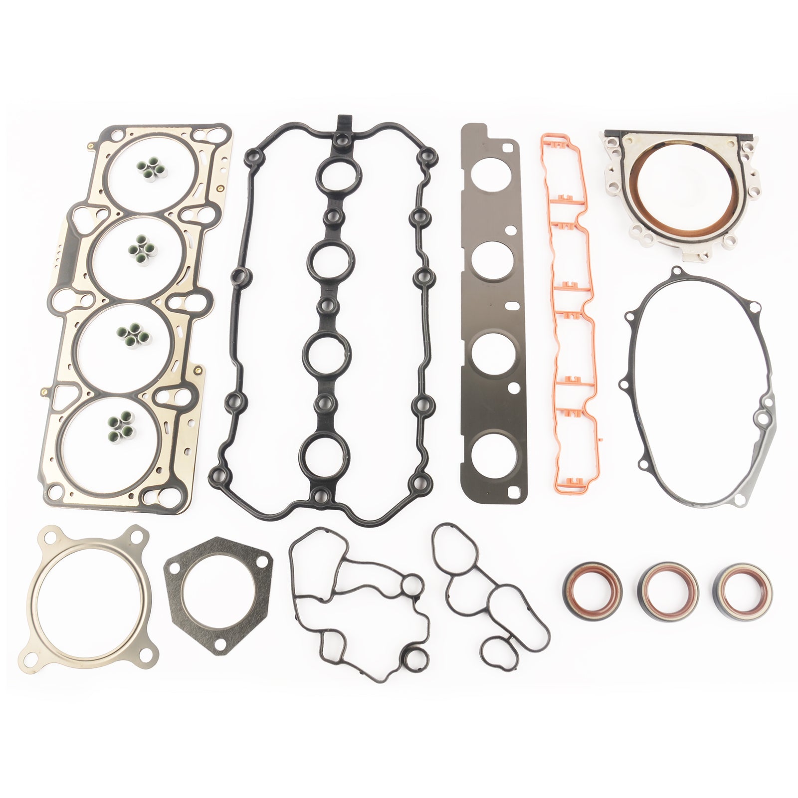 For VW Golf AUDI Repair Kit Engine Cylinder Head Gaskets 2.0 TFSI BPY BWA AXX 06A103171A 8E0253115D 06F103383J