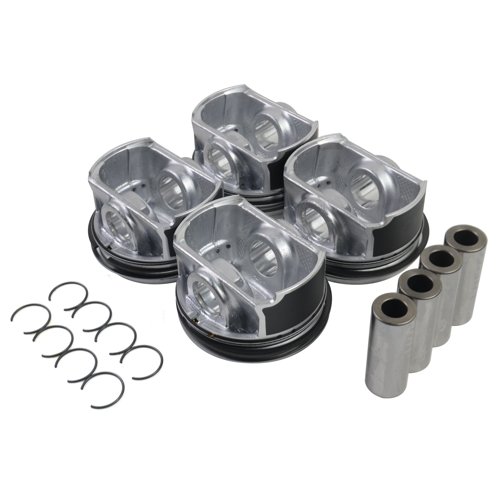 4x Pistons Ø21mm Fits 2.0 TFSI Audi VW A3 A4 Q5 TT Jetta GTI Passat 2008-2011 06H107065AB 06H107065AH 06H107065BE