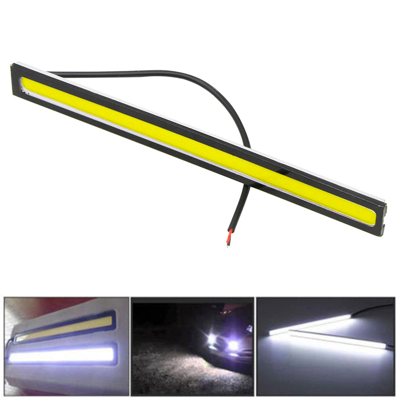 12V LED Light Bar DRL Daytime Running Light Fog Light COB Car Light Driving White