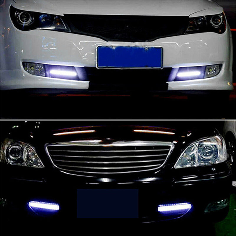 12V LED Light Bar DRL Daytime Running Light Fog Light COB Car Light Driving White