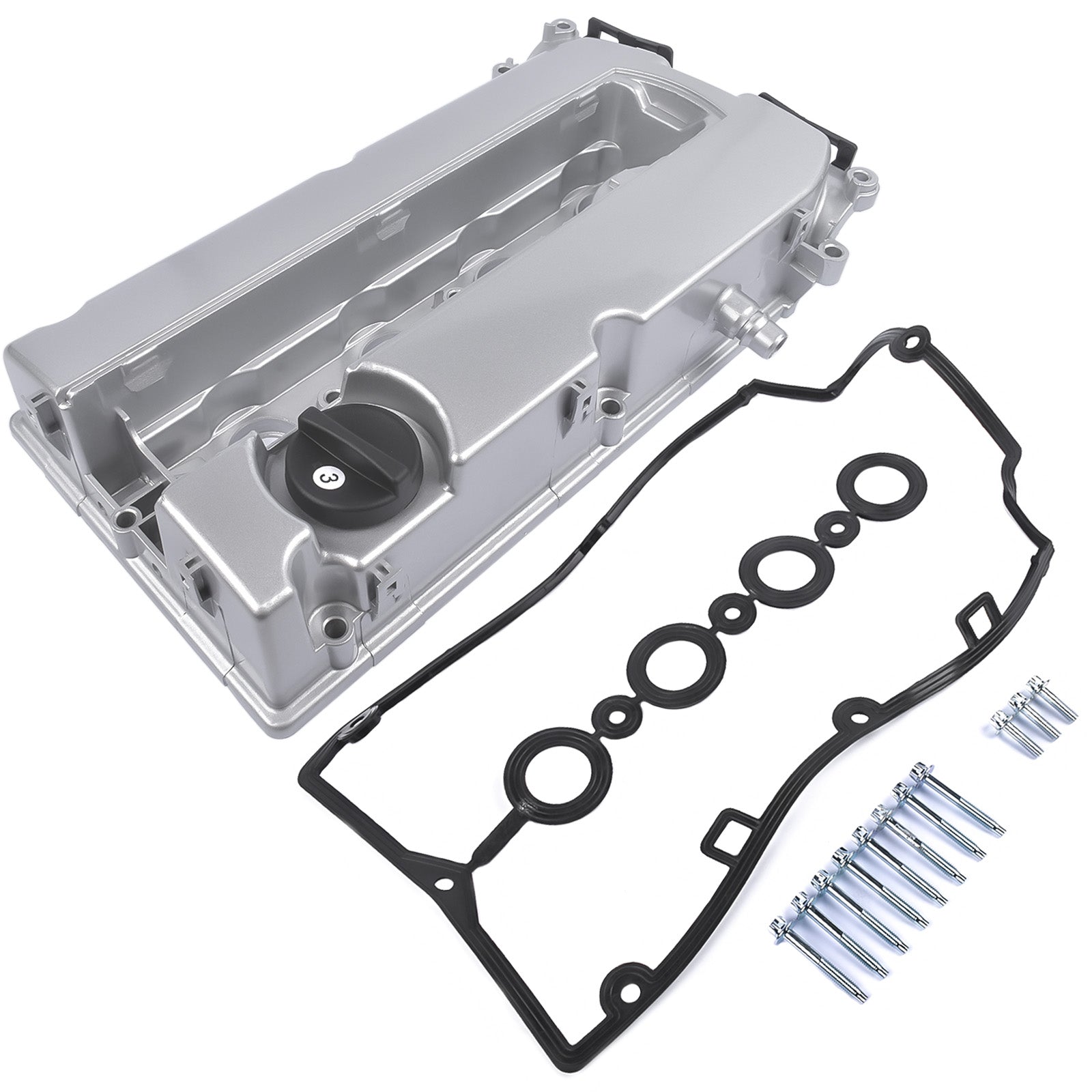 Aluminum Valve Cover Kit for Chevy Cruze Sonic Aveo5 Pontiac G3 1.8L 55564395