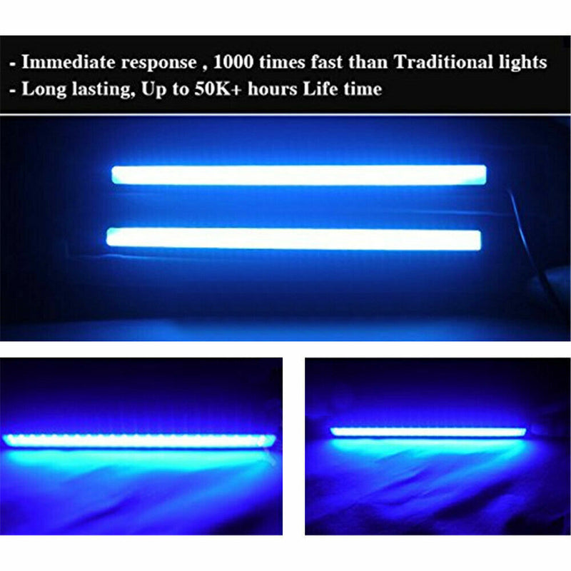 12V LED Light Bar DRL Daytime Running Light Fog Light COB Car Light Driving