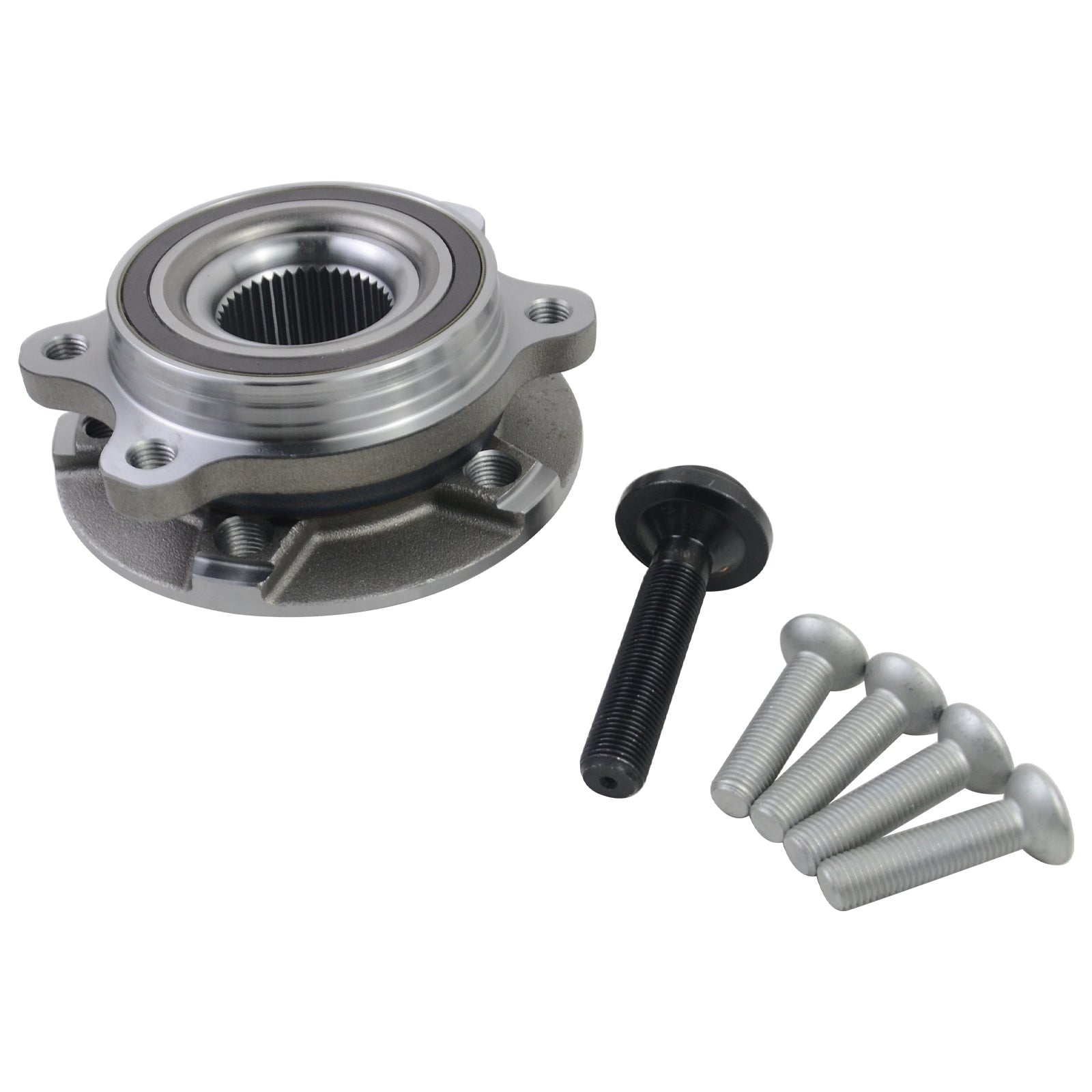 Front Wheel Hub+ Bearing for Audi A4 A5 A6 A7 A8 Q5 S6 S7 2009-2015 8K0598625