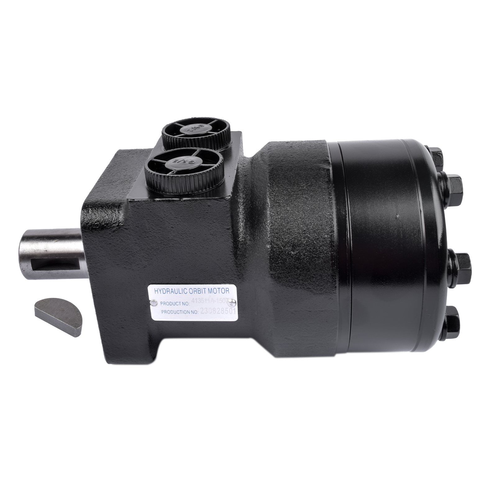 Black Hydraulic Motor Fits Eaton Char-Lynn H Series 4-Bolt Std 9.70 in³/r 1011004009 1011004