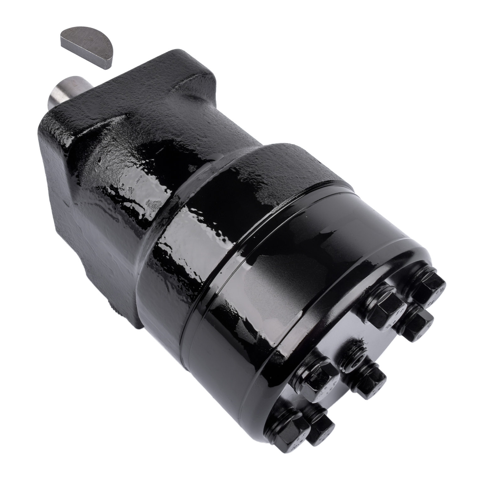 Black Hydraulic Motor Fits Eaton Char-Lynn H Series 4-Bolt Std 9.70 in³/r 1011004009 1011004