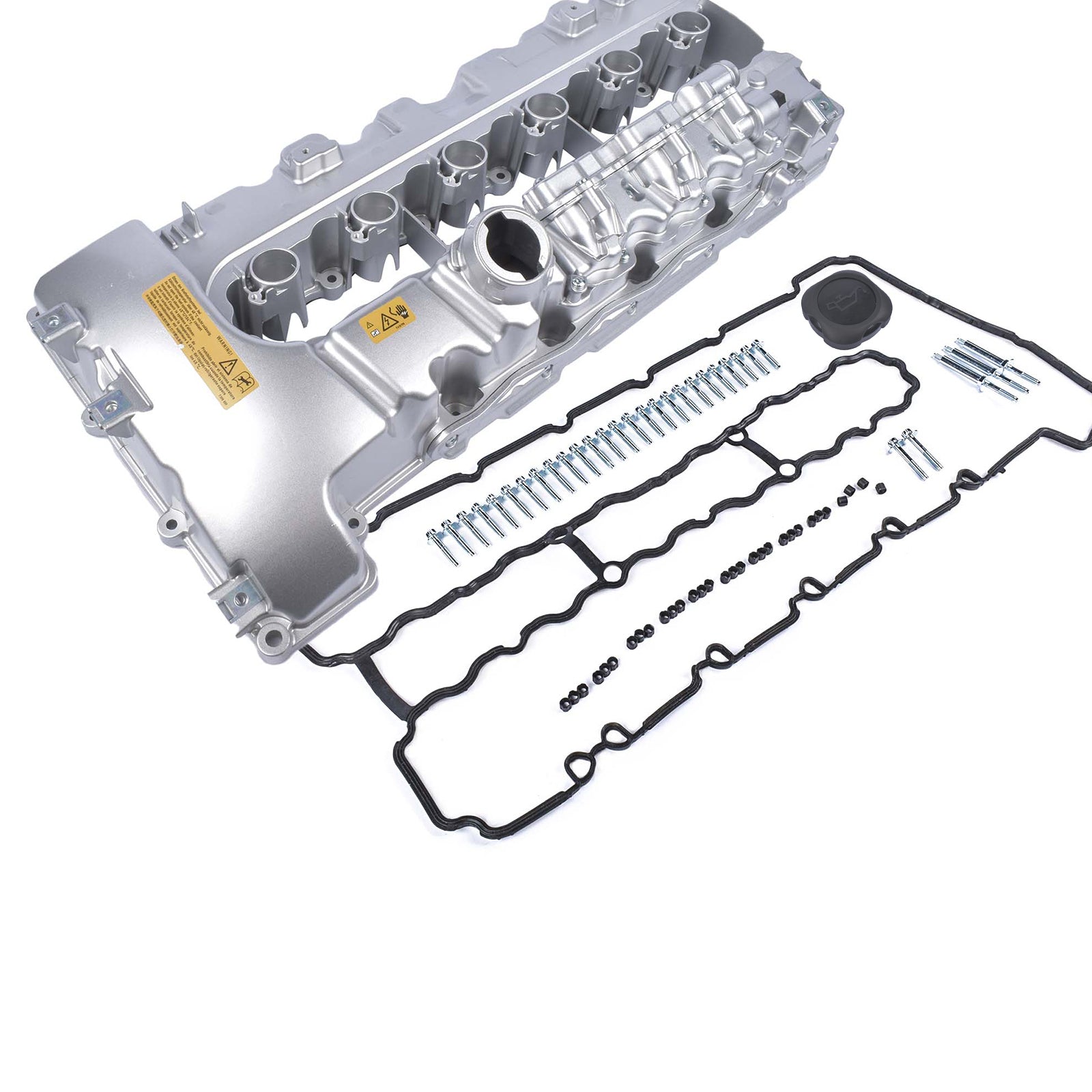 Aluminum Valve Cover 11127565286 11127565284 for BMW 335i xDrive 535xi 740i X6 Z4