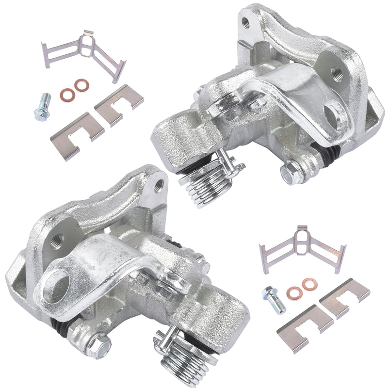 2PCS Rear Brake Calipers w/ Bracket 19-P3298 19-P3299 for Honda Civic 2006-2015 SLB20230 SLB20231 FRC11839 FRC11840 43018-SNA-A10 43019-SNA-A10