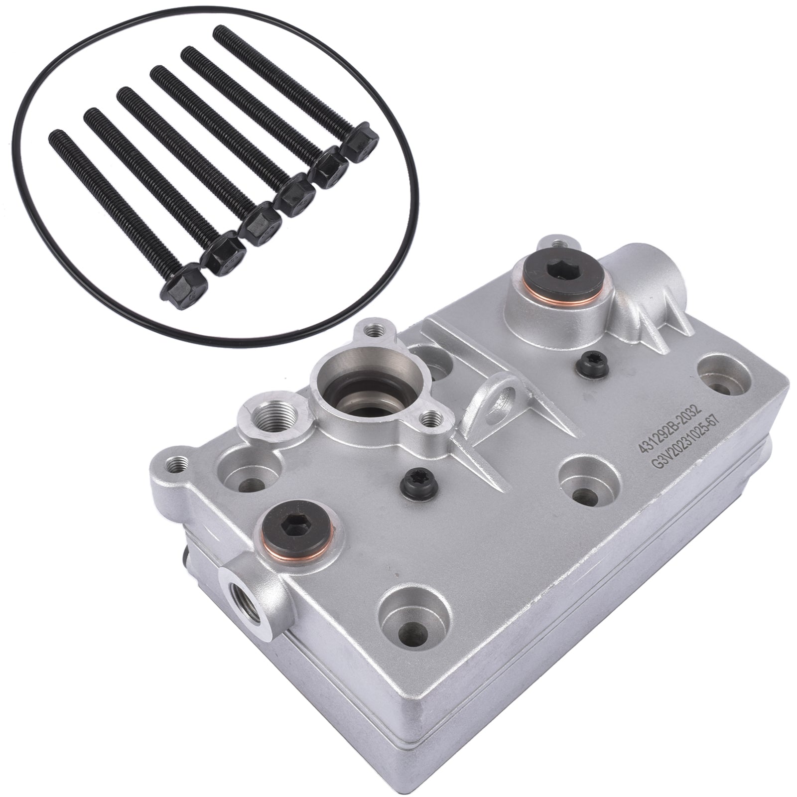 Air Compressor Cylinder Head Kit 20846000 for Volvo D13 Engine 21707608 20477943 85146151 85000489 22016995