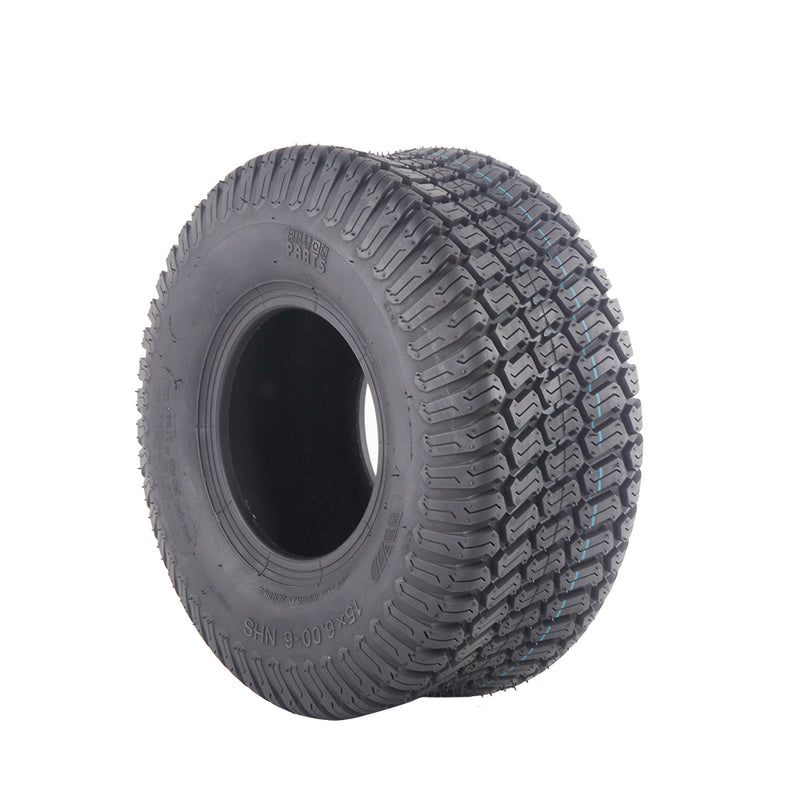 Two tires Tubeless 15x6.00-6 Lawn tire 4-ply lawn mower tractor