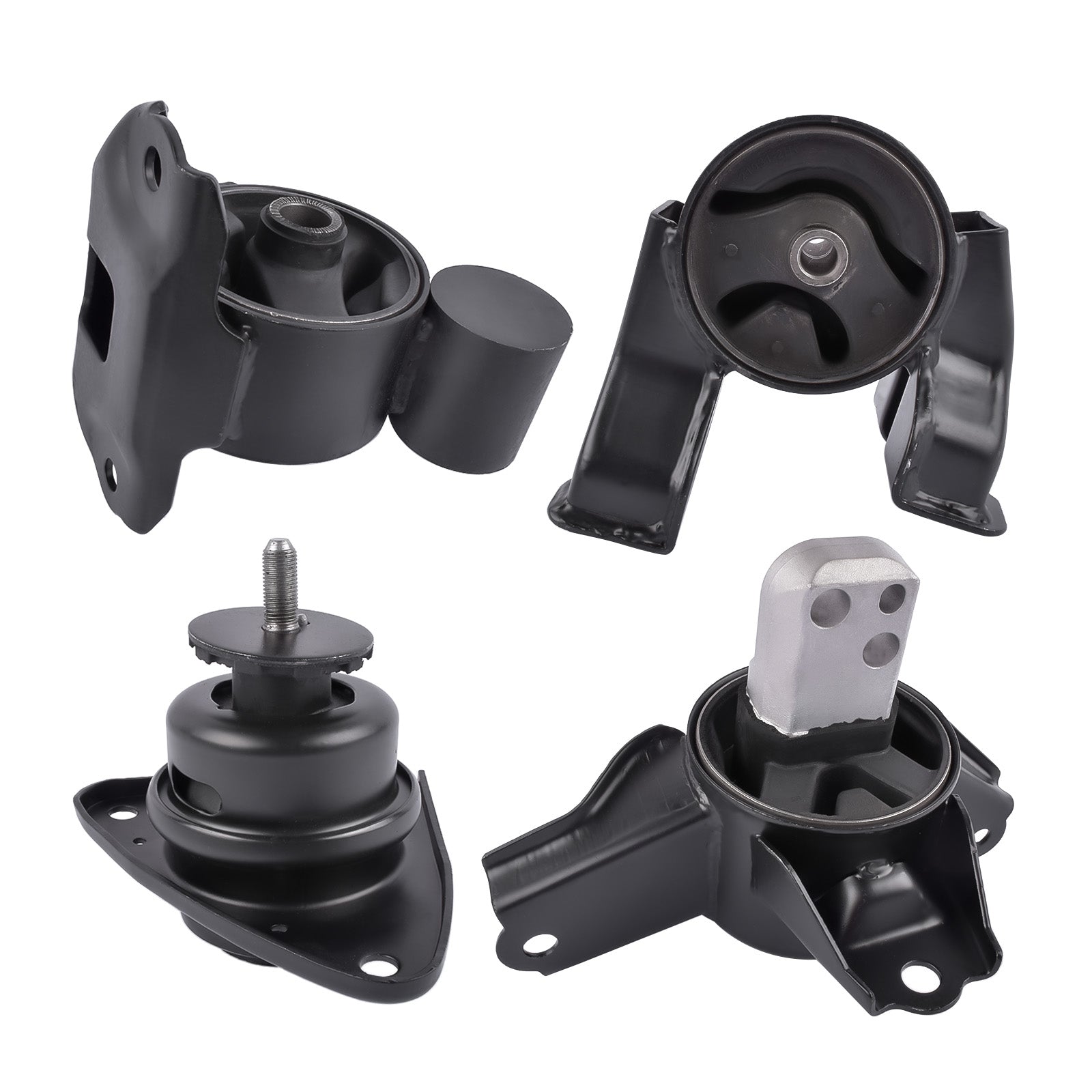 Engine Motor and Transmission Mount Set of 4PCS for 2007-2010 Hyundai Elantra 2.0L L4 Automatic Transmission 219102H250 219102H150