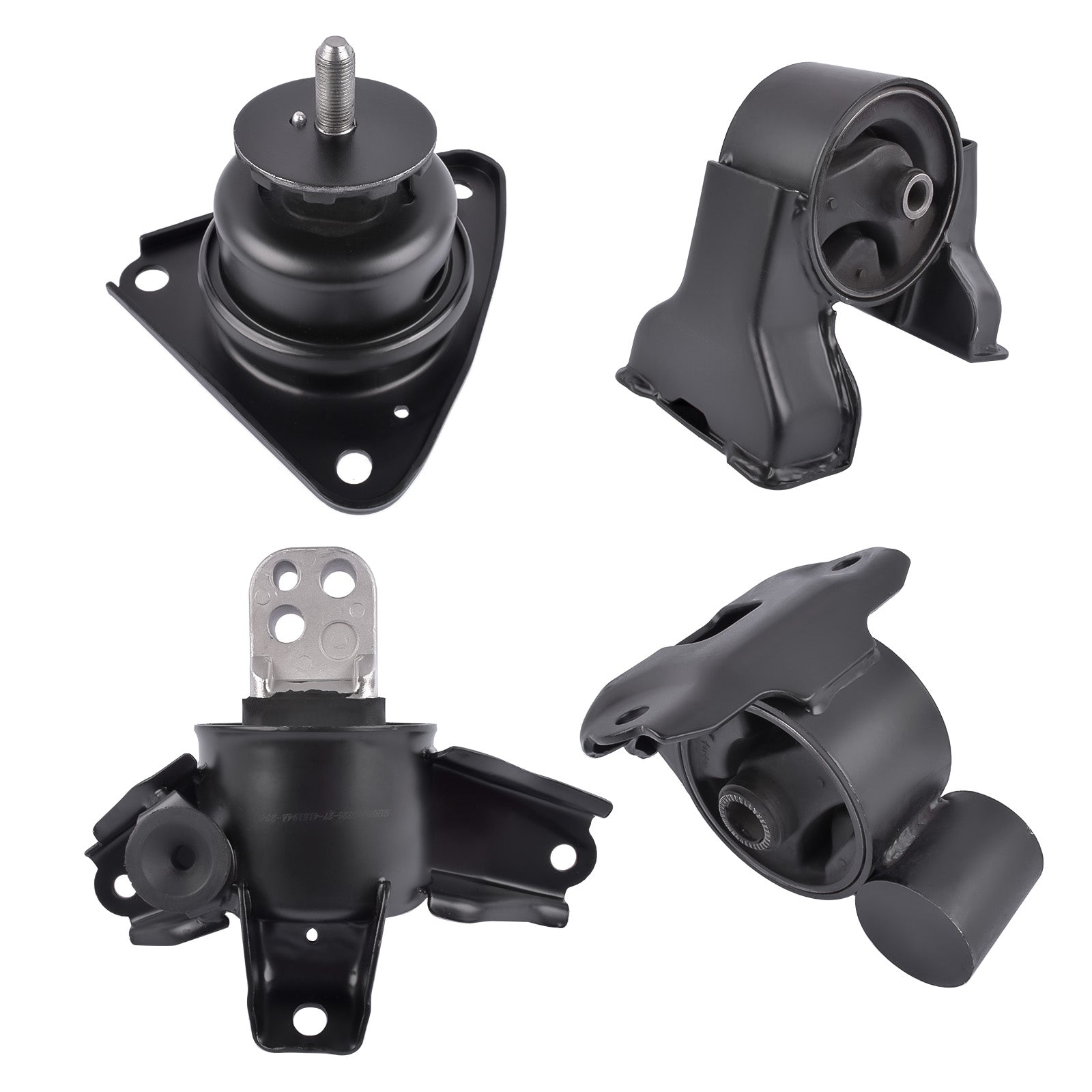 Engine Motor and Transmission Mount Set of 4PCS for 2007-2010 Hyundai Elantra 2.0L L4 Automatic Transmission 219102H250 219102H150