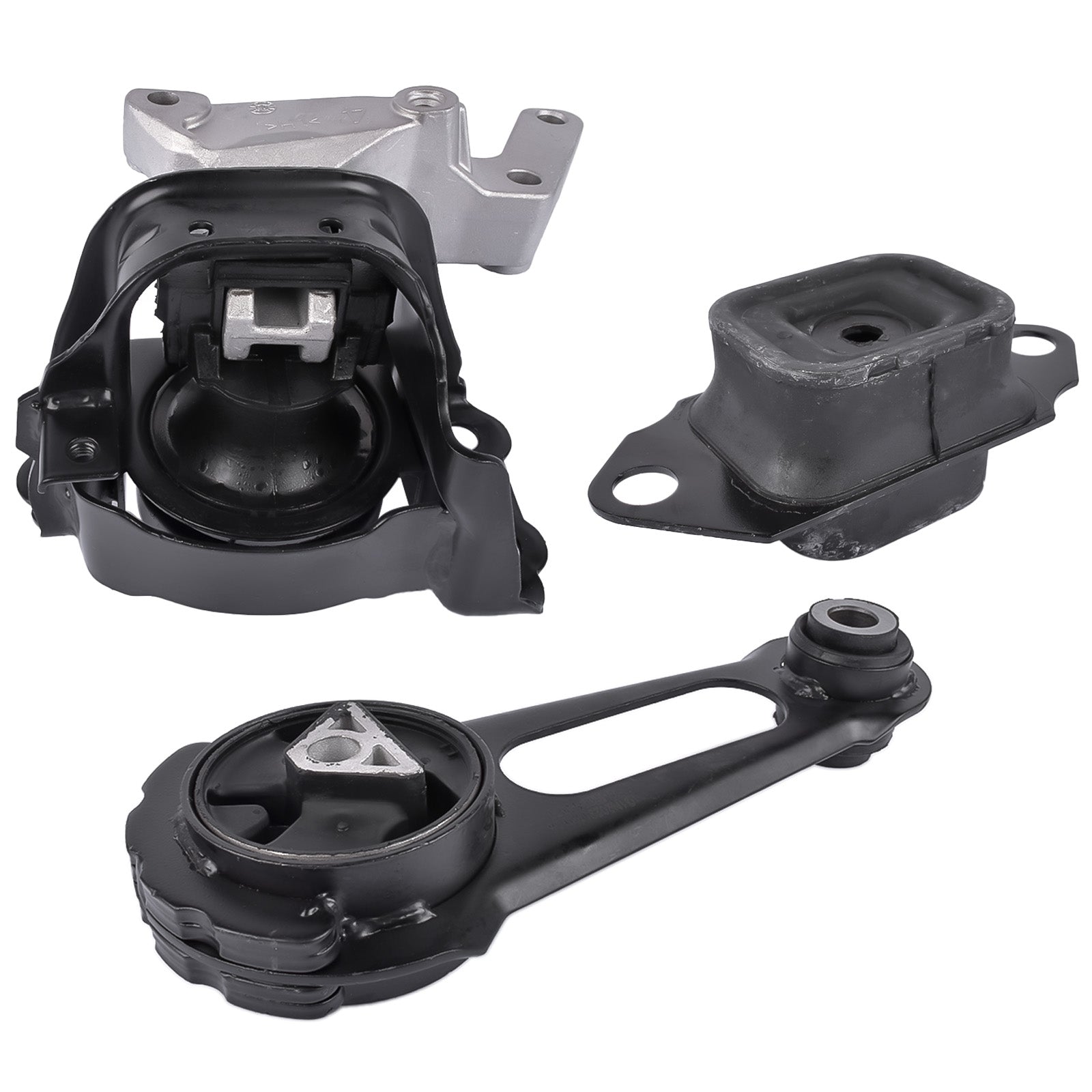 3Pcs Engine & Trans Mount w/ Bracket for Nissan Versa/Versa Note 1.6L 2012-2019 112101HS0A 113601HC0B 112201HA0B