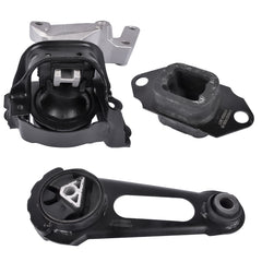 3Pcs Engine & Trans Mount w/ Bracket for Nissan Versa/Versa Note 1.6L 2012-2019 112101HS0A 113601HC0B 112201HA0B