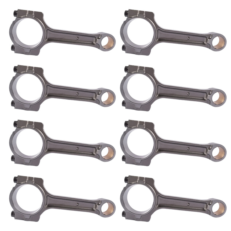 Set of 8 Floating Pin Connecting Rod w/ Bushing For GM 5.3L 6.0L LS2 LS3 Gen IV