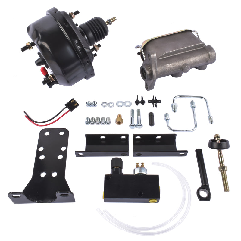 Power Brake Booster Conversion Kit for Ford Mustang 64-66 Adjustable Block Valve