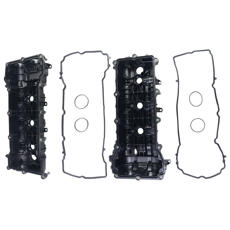 Pair Valve Covers w/ Gaskets For Dodge Ram Jeep Cherokee Chrysler 300 3.6L 11-19 5184069AN 5184068AN