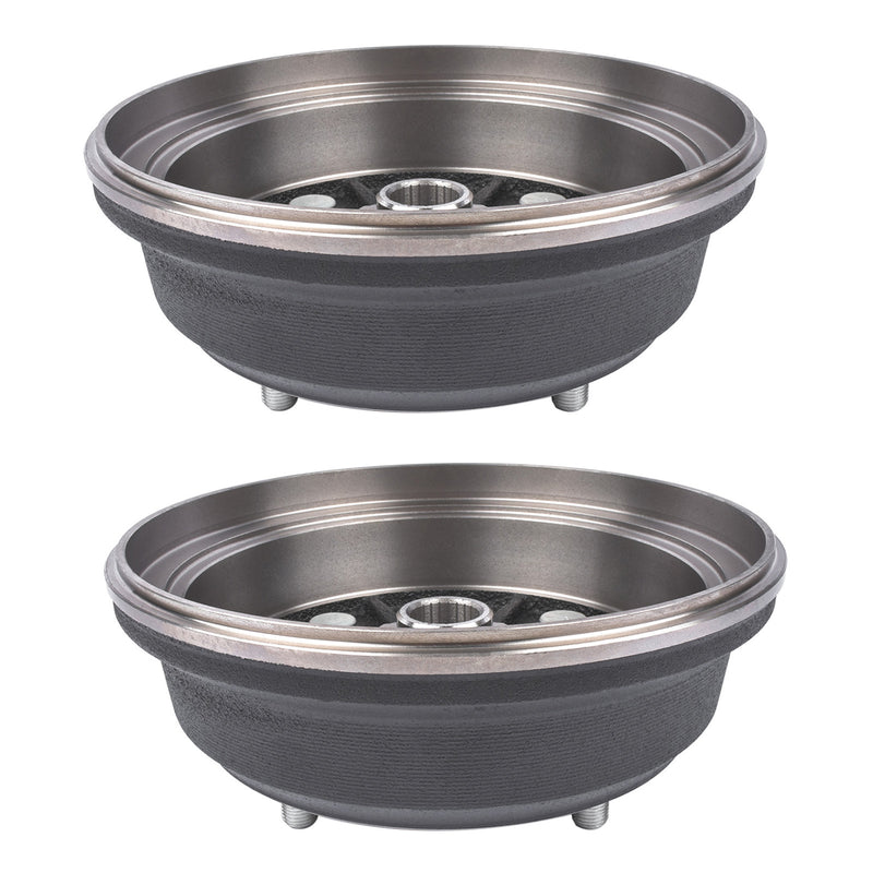 Pair For Kawasaki Mule 3000 3010 4000 4010 KAF950B 4x4 Diesel Front Brake Drums