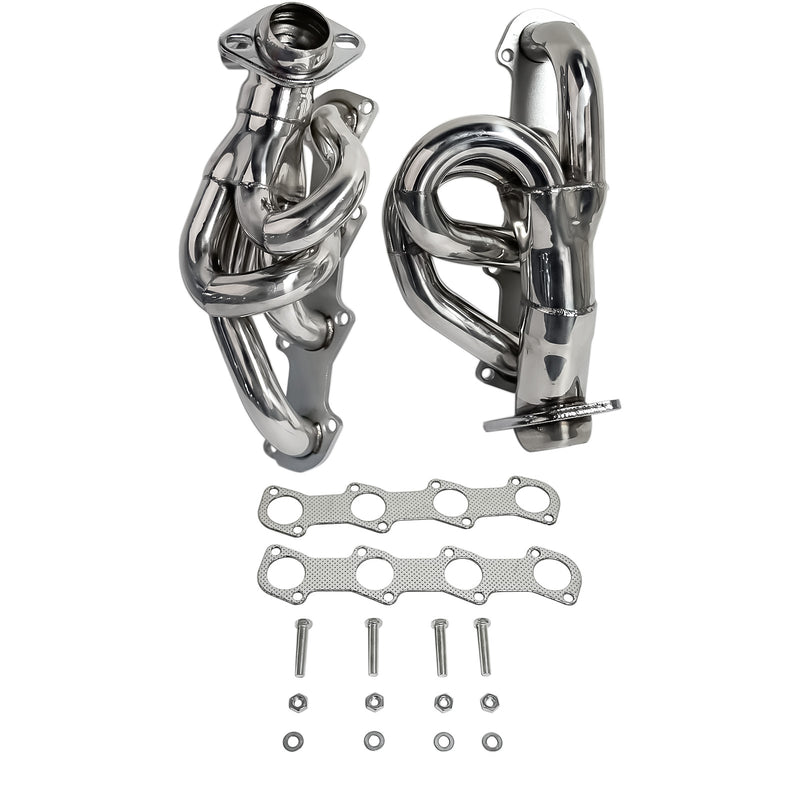 Stainless Steel Shorty Manifold Header for Ford 1997-2003 F-150 F250 4.6L V8